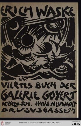 Viertes Buch: ... Buch der Galerie Goyert: Erich Waske