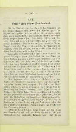 XVII. Xerxes Zug gegen Griechenland
