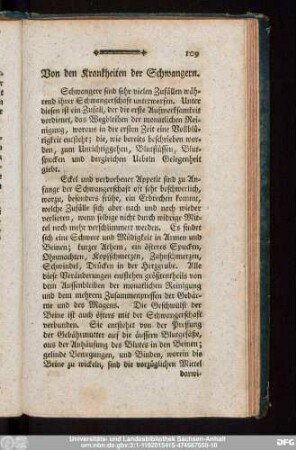 Von den Krankheiten der Schwangern.