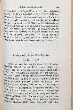 411-426 Theologie und Zeit des Pseudo-Ignatius