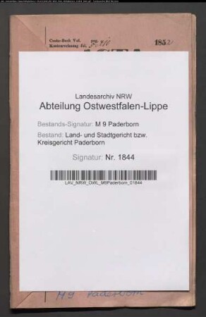 Erblasser: Schoene, Witwe; Ehepartner: Schoene, Heinrich:
