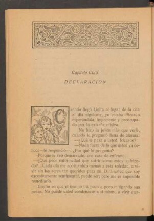 Capítulo CLIX - Declaración