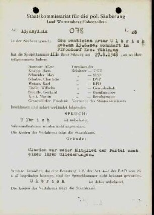 Ulbrich, Artur