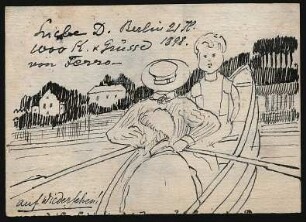 Postkarte an Gerda Busoni : 21.07.1898