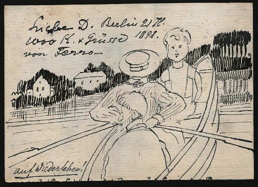 Postkarte an Gerda Busoni : 21.07.1898