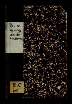 Montjoie unter der Fremdherrschaft