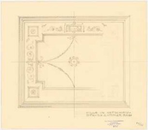 Villa Griebenow, Vetschau Umbau: Decke im Speisezimmer 1:20