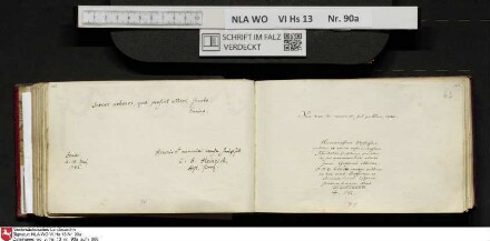 Stammbuch des Ernst Philipp Ludwig Zellmann (1763-1795) aus
                           Braunschweig