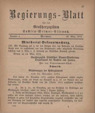 Nr. 4 : 26. März 1873