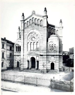 Karlsruhe, KA; Synagoge in der Kronenstraße, Außenansicht