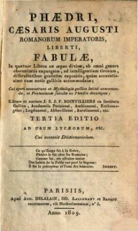 Fabulae