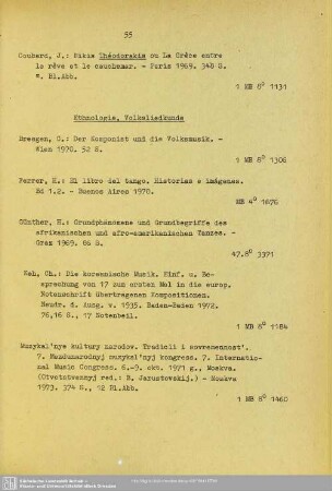 Ethnologie, Volksliedkunde