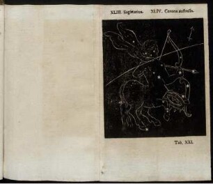 XLIII. Sagitarius. XLIV. Corona australis.