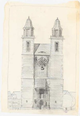 Freiberger Dom: Vorderansicht