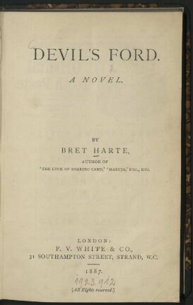 Devil's Ford : a novel