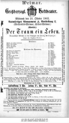 Der Traum ein Leben