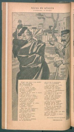Aires de afuera : Cablegrama de España