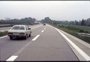 Ausfahrt aus Nebenfahrbahn Süd der A656 (Mannheim Richtung Heidelberg) zu Hauptfahrbahn Süd der A656 (Mannheim Richtung Heidelberg)