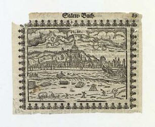 Ulm von Süden. Um 1590