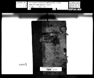 Alte Aufschrift: "Copial in Parthey Sachen"