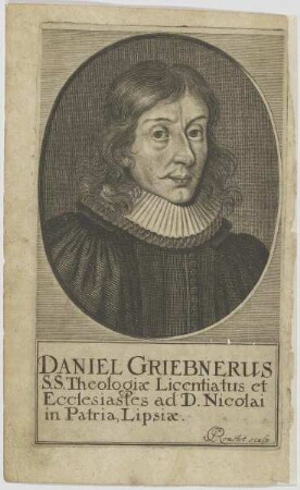 Bildnis des Daniel Griebnerus