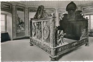 Historische Bettstelle des Grafen von Gleichen