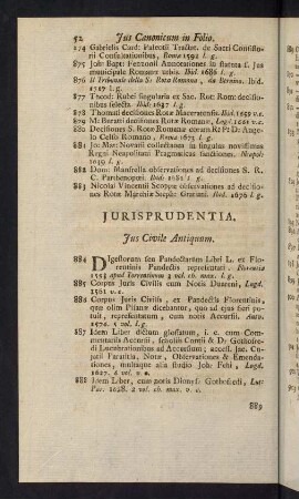 52-88, Jurisprudentia