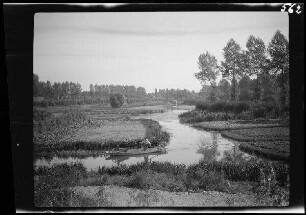 Cléry-sur-Somme oder Biache (beide Dep. Somme): bewirtschaftete Flussaue