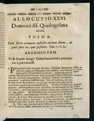 169-175, Allocutio XXVI.