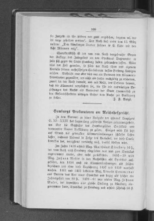 Hamburgs Prokuratoren am Reichshofgericht.