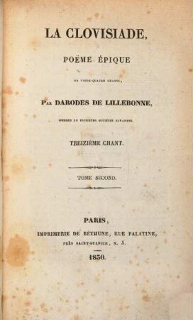 La clovisiade : poeme épique en vingt-quatre chants. 8