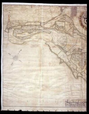Geometrische "Mappa" über den Hohenfelsischen Rappenhof und Neumühler Bann