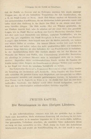 Zweites Kapitel. Die Renaissance in den übrigen Ländern.