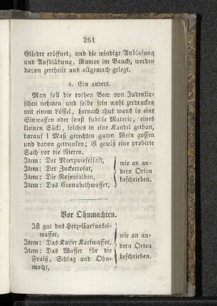 Vor Ohnmachten.