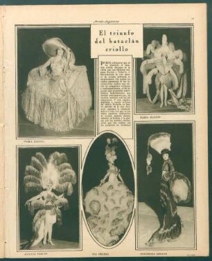 El triunfo del bataclán criollo [Fotografías]