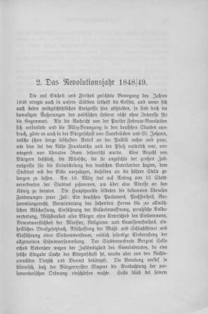 2. Das Revolutionsjahr 1848/49.
