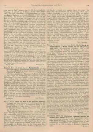 133-134 [Rezension] Waas, Adolf, Vogtei und Bede in der deutschen Kaiserzeit