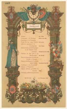 Menükarte : Banquet