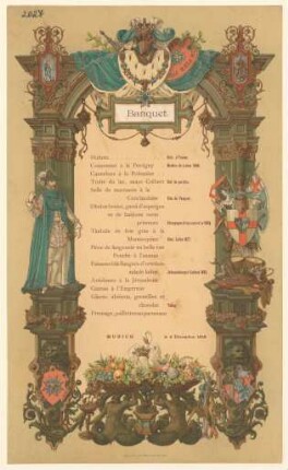 Menükarte : Banquet