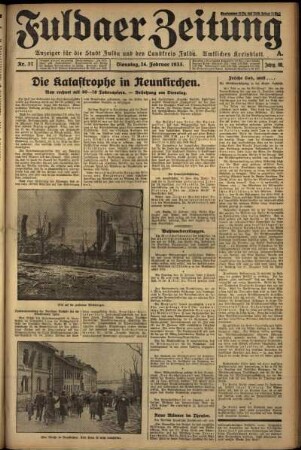 Ausgabe vom Dienstag, den 14. Februar 1933.