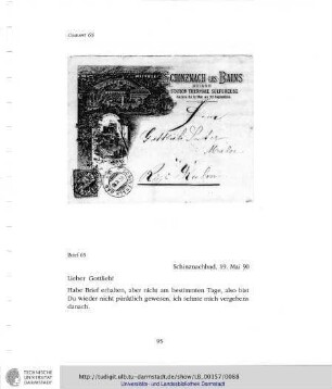 Brief 65, 19.05.1890