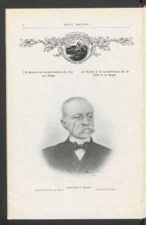 Conseiller A. Penna, actual Presidente do Brazil - [Retrato]