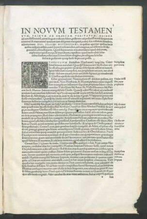 In Novum Testamentum ... adnotationes Des. Erasmi Roterodami ...