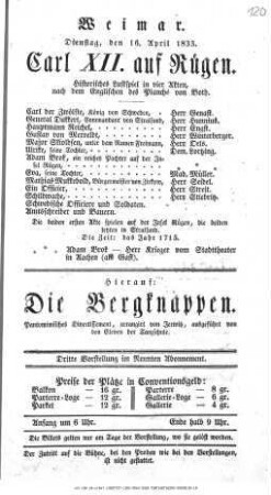 Carl XII. auf Rügen