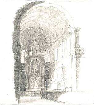 ohne Verfasserangabe; München; St. Michael - Chor (Perspektive)