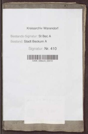Städtische Einzelrechnungen