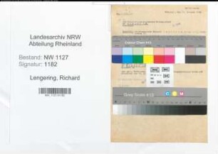 Entnazifizierung Richard Lengning , geb. 00.00.0000 ()