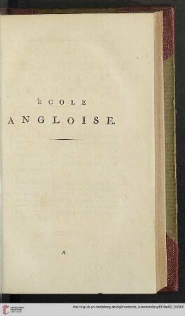 École Angloise