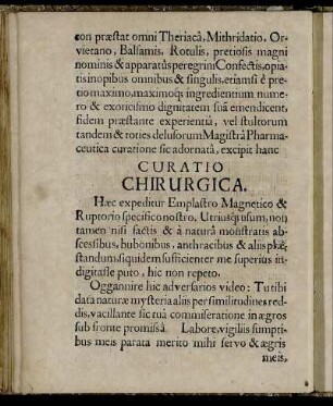 Curatio Chirurgica.