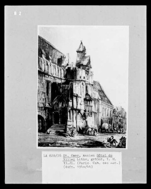 Das alte Rathaus in Saint-Omer